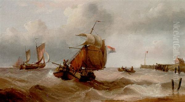Shipping Off A Jetty - view 1
