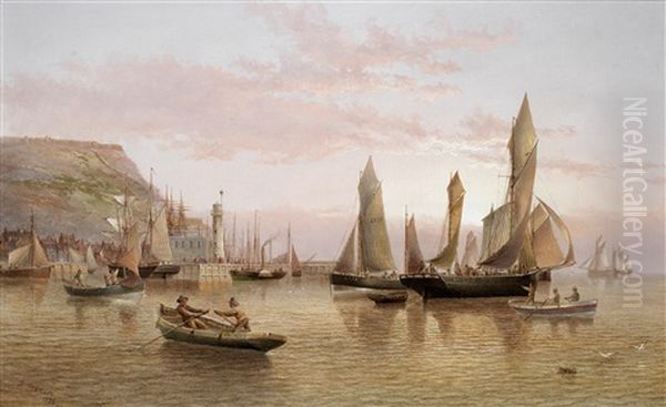The Harbour And Lighthouse, Scarborough - view 1
