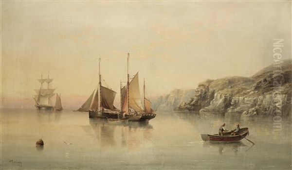 Fishing Boats Off The Coast - view 1