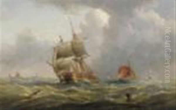 Fishing Boats And Other Vessels Of A Coastline - view 1