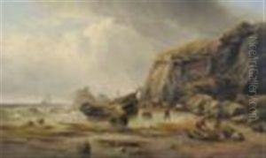 Saltwick Bay, Yorkshire Coast by Henry Redmore