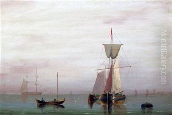 Shipping On A Calm Sea (pair) - view 1