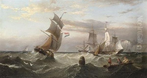 Shipping Off The English Coast (+ Shipping Off The Dutch Coast; 2 Works) - view 1