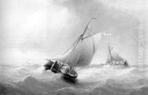 Shipping In A Stormy Sea Shipping In A Stormy Sea
