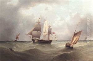Shipping In A Light Swell by Henry Redmore