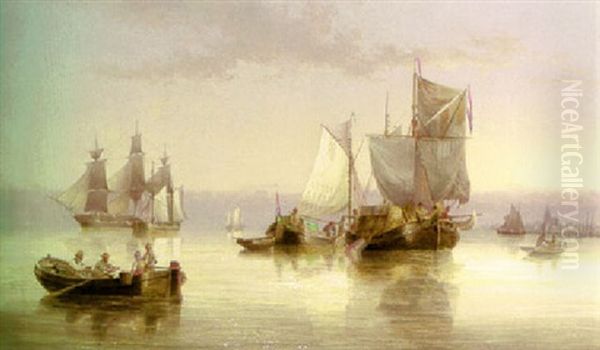 A Calm On The Elbe - view 1