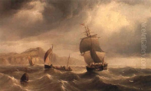 A Merchantman Off The Coast - view 1