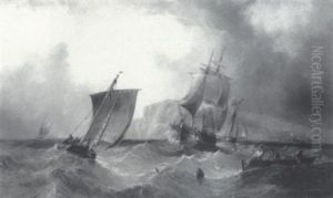 Sailing Off Whitby by Henry Redmore