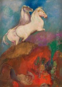 La Chute De Phaeton, Vers 1905-10 by Odilon Redon