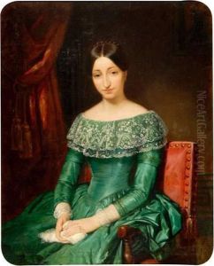 Jeune Fille Al'eventail by Pierre Bonirote