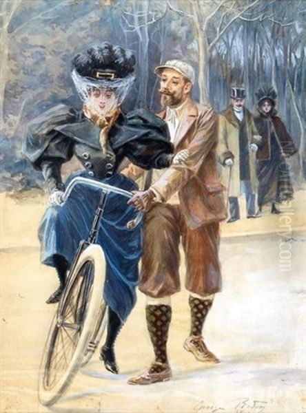 La Decouverte Et Les Difficultes Rencontrees Pour Maitriser Le Velocipede - view 1