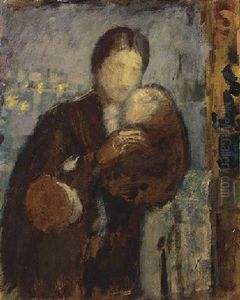 Femme Et Enfant by Odilon Redon