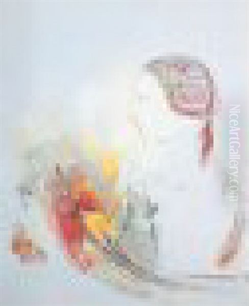 Profil D'enfant (profil De Femme Avec Oiseau De Paradis) - view 1