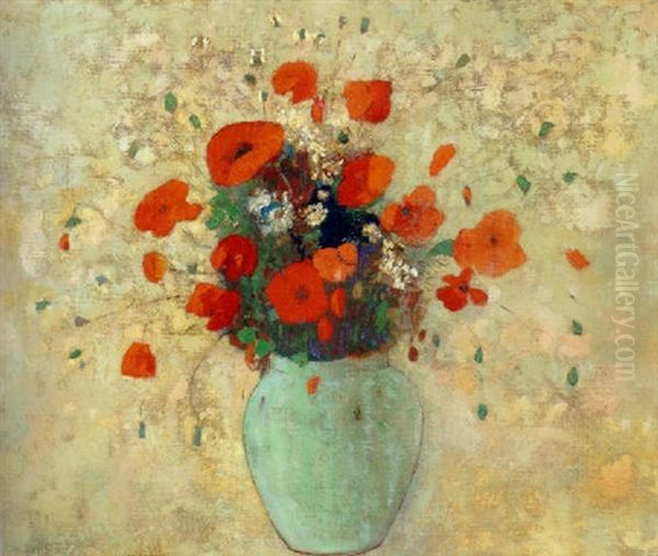 Vase De Coquelicots - view 1
