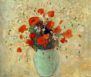 Vase De Coquelicots by Odilon Redon