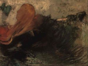 La Mort D'ophelie by Odilon Redon