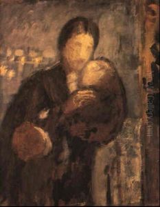 Mor Och Barn by Odilon Redon