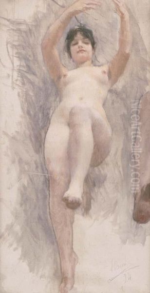 A Female Nude - view 1
