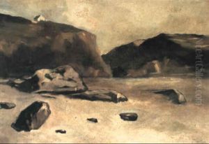 Rocher Sur La Plage by Odilon Redon