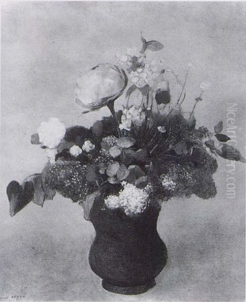 Pivoine, Geranium Et Lilas - view 1