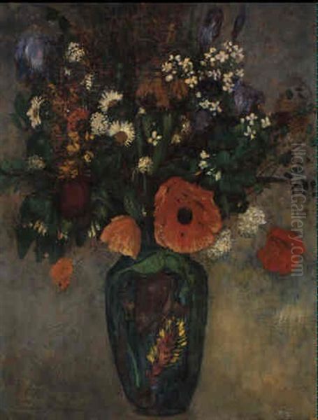Bouquet De Fleurs Dans Un Vase - view 1