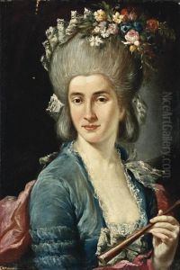 Ritrattio Di Dama by Giuseppe Bonito