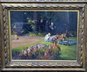 Garden Scene by William Josiah Redworth