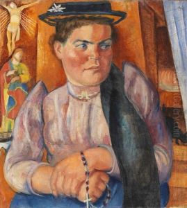 Tiroler Bauerin by Anita Ree