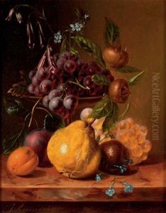 Still Life With Grapes And A Quince