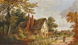 A Cottage At Shottery, Stratford-upon-avon by Walter Reeves