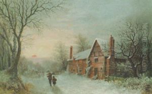 A Winter Morning Near Stratford On Avon by Walter Reeves