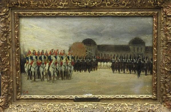 Revue Devant L'ecole Militaire - view 1