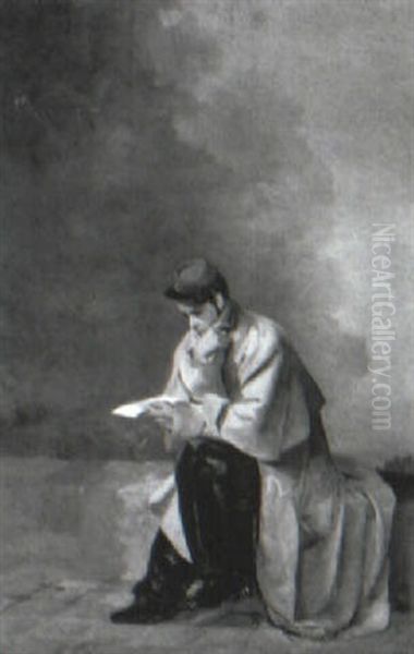Soldier Contemplating The Letter - view 1