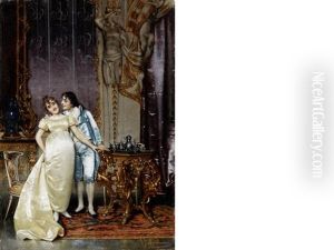 Flirtation by Vittorio Reggianini
