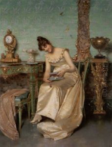 The Butterfly Collector by Vittorio Reggianini
