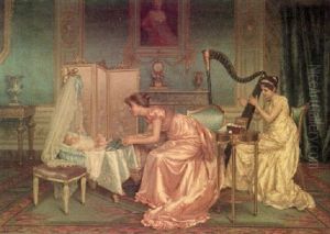 The Lullaby by Vittorio Reggianini
