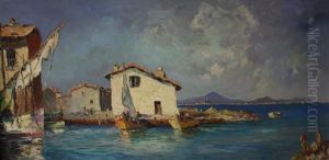 Petit Port Mediterraneen by Augustin Regis