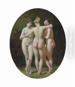 The Three Graces by Regnault Henri