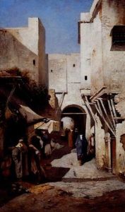 Rue A Tanger by Regnault Henri