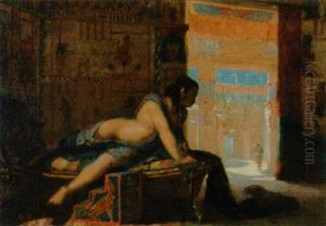 Agyptische Odaliske by Regnault Henri