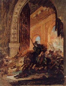 Attack On A Moorish Palace Attack On A Moorish Palace