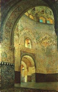 La Mosque, Vue Interieure by Regnault Henri