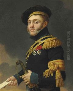 Portrait Of The Artist's Son, Antoine-louis Regnault by Jean-Baptiste Regnault