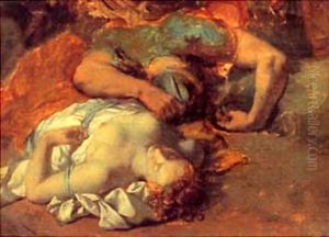 La Mort De Priam (study)