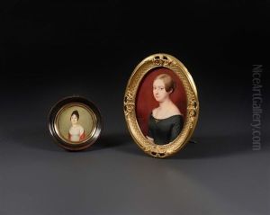 Portrait De Marie-josephine-clemence De Tacsher, En Buste Vers La Gauche Presque De Face by Jean-Marie Regnier