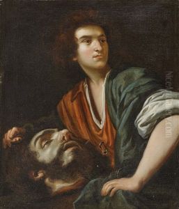 David Mit Dem Haupt Des Goliath by Nicolas Regnier