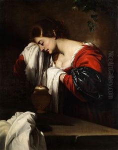 Die Trauer Der Heiligen Maria Magdalena by Nicolas Regnier
