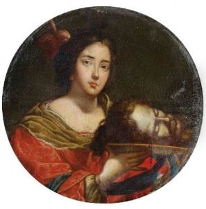 Salome Tenant La Tete De Saint Jean-baptiste by Nicolas Regnier