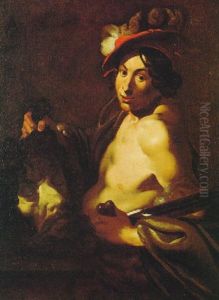 Davide Con La Testa Di Golia by Nicolas Regnier