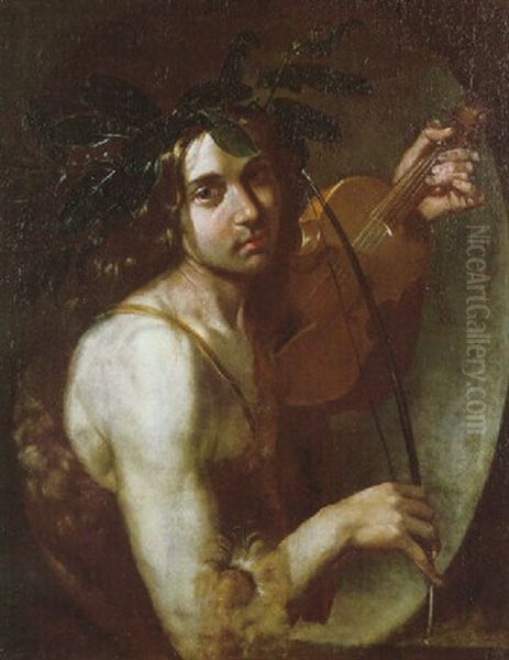 Orpheus Playing His Viol - view 1